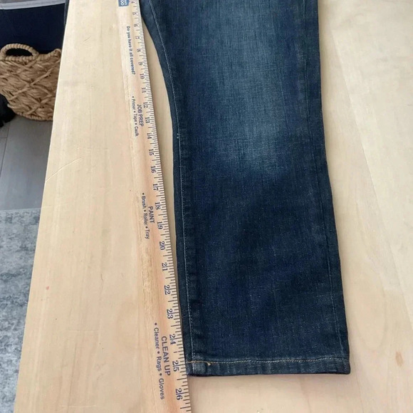 Frame Le Garçon Crop Covant Dark Wash Boyfriend Jeans 33 - Picture 8 of 10